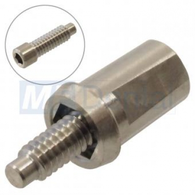 Gerader Zementierpfosten 0°