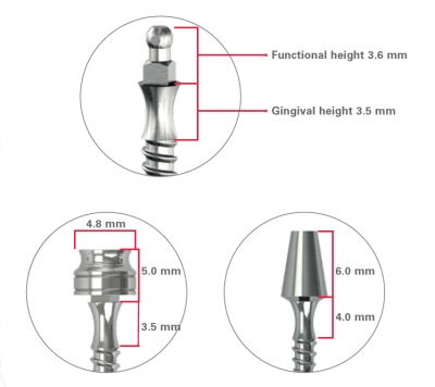 MINI INTER Implantat Länge 15mm (2 Stück)